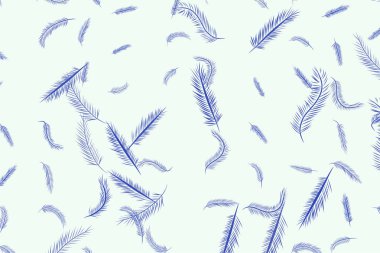 Soyut tüy illüstrasyonlar arka plan. Karikatür tarzı vektör grafiği.