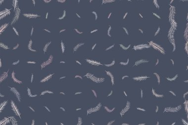 Soyut çizimler tüy, kavramsal. Tasarım arka plan için iyi. Karikatür tarzı vektör grafiği.