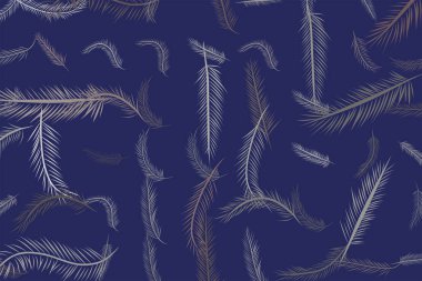 Soyut çizimler tüy, kavramsal. Tasarım arka plan için iyi. Karikatür tarzı vektör grafiği.