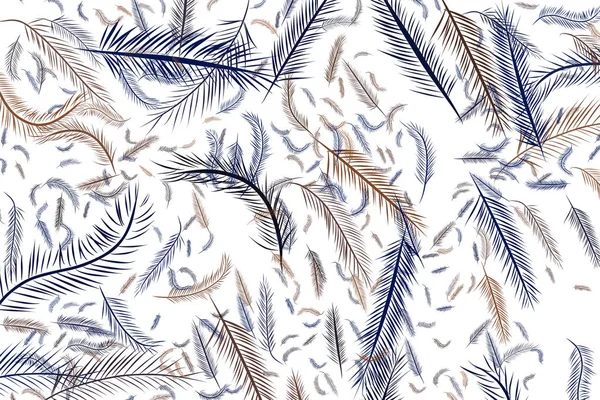 Soyut çizimler tüy, kavramsal. Tasarım arka plan için iyi. Karikatür tarzı vektör grafiği.