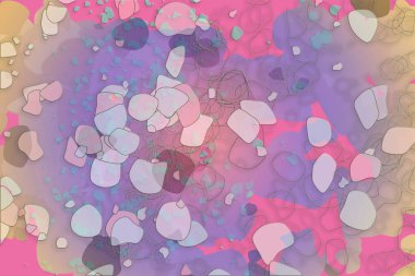 Soyut kavramsal geometrik karışık karmakarışık şekiller arka plan. Web sayfası, grafik tasarım, katalog, doku için iyi.