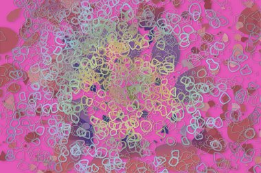 Soyut kavramsal geometrik karışık karmakarışık şekiller arka plan. Web sayfası, grafik tasarım, katalog, doku için iyi.