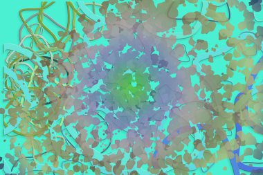 Soyut kavramsal geometrik karışık karmakarışık şekiller arka plan. Web sayfası, grafik tasarım, katalog, doku için iyi.