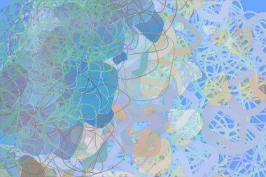 Duvar sanatı, web sayfası, duvar kağıdı, grafik tasarım, katalog, doku veya arka plan için soyut karışımlı dağınık şekiller.