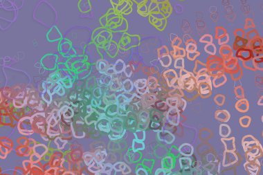 Geometrik arka plan duvar sanatı, web sayfası, duvar kağıdı, grafik tasarım, katalog veya doku dağınık şekillerle.