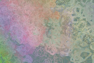 Geometrik arka plan duvar sanatı, web sayfası, duvar kağıdı, grafik tasarım, katalog veya doku dağınık şekillerle.