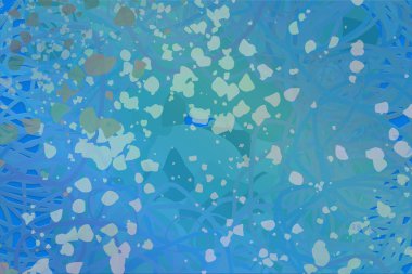 Geometrik arka plan duvar sanatı, web sayfası, duvar kağıdı, grafik tasarım, katalog veya doku dağınık şekillerle.