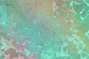 Renk soyut model, generatif karışık karmakarışık şekiller, arka plan sanat.