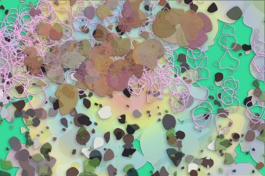 Sanatsal karışık karmakarışık şekiller arka plan deseni soyut.