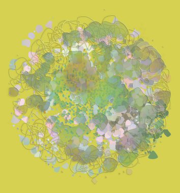 Sanatsal karışık karmakarışık şekiller arka plan deseni soyut.