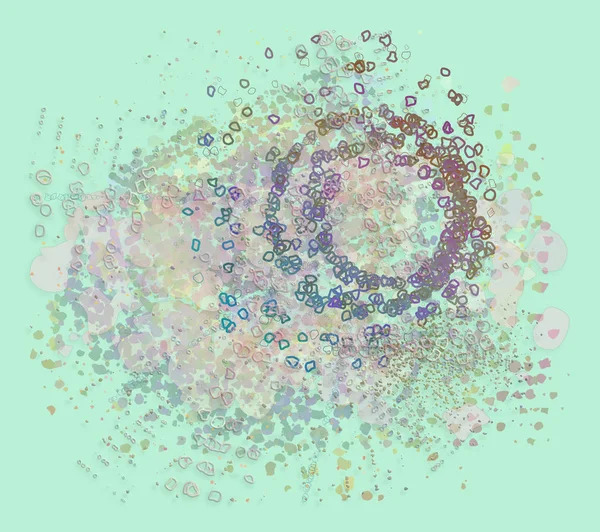 Sanatsal Karışık Karmakarışık Şekiller Arka Plan Deseni Soyut — Stok fotoğraf