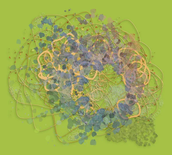 Geometrik arka plan duvar sanatı, web sayfası, duvar kağıdı, grafik tasarım, katalog veya doku dağınık şekillerle.