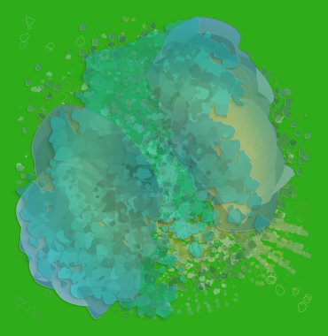 Duvar sanatı, web sayfası, duvar kağıdı, grafik tasarım, katalog, doku veya arka plan için soyut karışımlı dağınık şekiller.