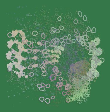 Soyut kavramsal geometrik karışık karmakarışık şekiller arka plan. Web sayfası, grafik tasarım, katalog, doku için iyi.