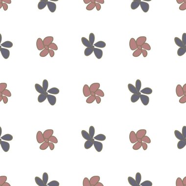 Çiçek, kavramsal sorunsuz soyut çizimler. Tasarım arka plan için iyi. Karikatür tarzı vektör grafiği.