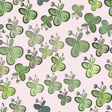 Kelebek, kavramsal sorunsuz soyut çizimler. Tasarım arka plan için iyi. Karikatür tarzı vektör grafiği.