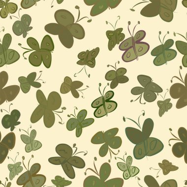 Kelebek sorunsuz illüstrasyonlar. Web sayfası, duvar kağıdı, grafik tasarım, katalog, doku veya arka plan için iyi. Karikatür tarzı vektör grafiği.