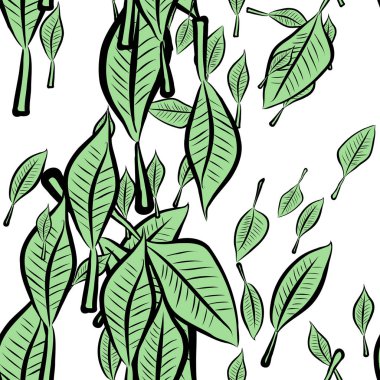 Sorunsuz imkanı arka plan soyut, elle çizilmiş resimler bırakır. Karikatür tarzı vektör grafiği.