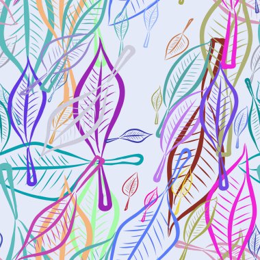 Sorunsuz imkanı arka plan soyut, elle çizilmiş resimler bırakır. Karikatür tarzı vektör grafiği.