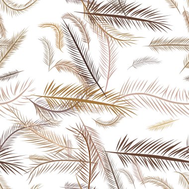 Sorunsuz soyut tüy illüstrasyonlar arka plan. Karikatür tarzı vektör grafiği.