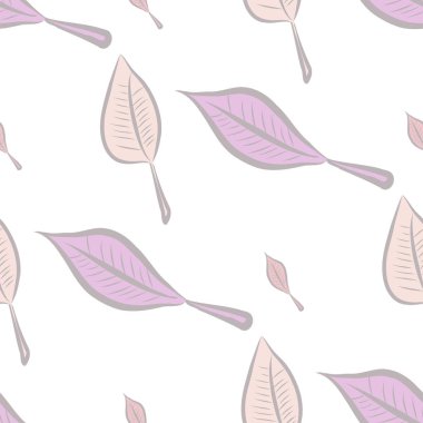 Yaprak, kavramsal sorunsuz soyut çizimler. Tasarım arka plan için iyi. Karikatür tarzı vektör grafiği.