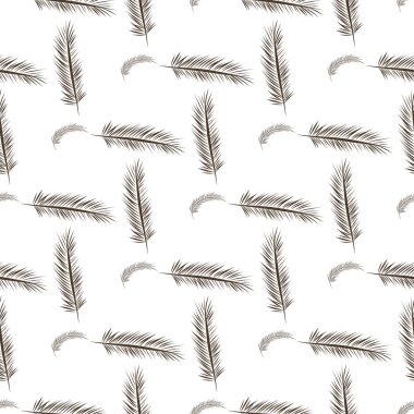 Sorunsuz tüy illüstrasyonlar arka plan soyut, elle çizilmiş. Karikatür tarzı vektör grafiği.