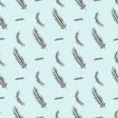 Tüy, kavramsal sorunsuz soyut çizimler. Tasarım arka plan için iyi. Karikatür tarzı vektör grafiği.