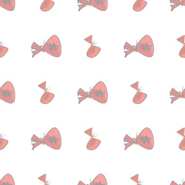 Sorunsuz para veya para illüstrasyonlar arka plan soyut, elle çizilmiş. Karikatür tarzı vektör grafiği.