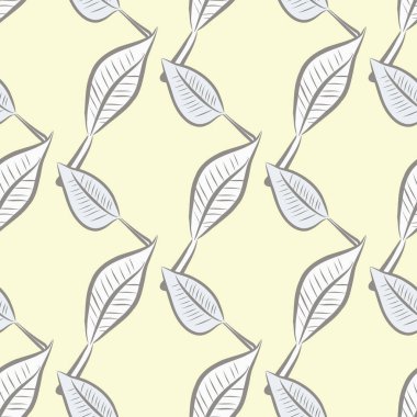 Yaprak, kavramsal sorunsuz soyut çizimler. Tasarım arka plan için iyi. Karikatür tarzı vektör grafiği.