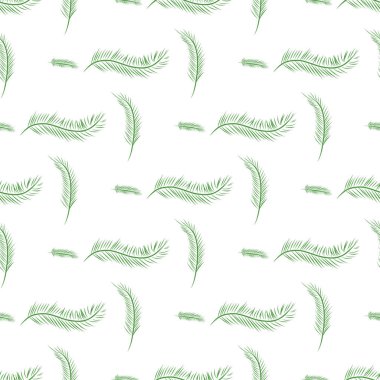 Sorunsuz dekoratif el tüy sanat Resimler çekilmiş. Tasarım doku ve arka plan için iyi. Karikatür tarzı vektör grafiği.