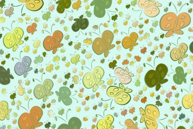 Soyut çizimler kelebek, kavramsal. Tasarım arka plan için iyi. Karikatür tarzı vektör grafiği.