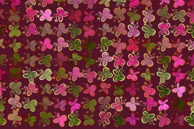 Kelebek illüstrasyonlar arka plan soyut, elle çizilmiş. Karikatür tarzı vektör grafiği.