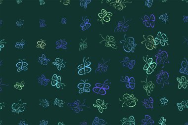 Soyut çizimler kelebek, kavramsal. Tasarım arka plan için iyi. Karikatür tarzı vektör grafiği.