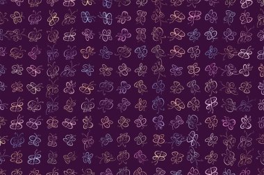 Kelebek illüstrasyonlar arka plan soyut, elle çizilmiş. Karikatür tarzı vektör grafiği.