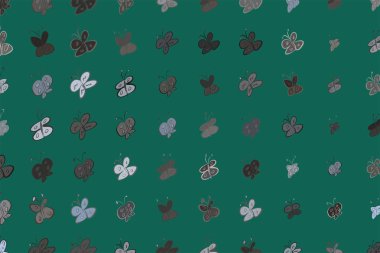 El kelebek illüstrasyonlar arka plan, iyi grafik tasarım, duvar kağıtları veya kitapçıklar için çekilmiş. Karikatür tarzı vektör grafiği.