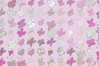 Soyut çizimler kelebek, kavramsal. Tasarım arka plan için iyi. Karikatür tarzı vektör grafiği.