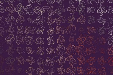 Kelebek illüstrasyonlar arka plan soyut, elle çizilmiş. Karikatür tarzı vektör grafiği.