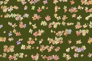 Soyut çizimler kelebek, kavramsal. Tasarım arka plan için iyi. Karikatür tarzı vektör grafiği.