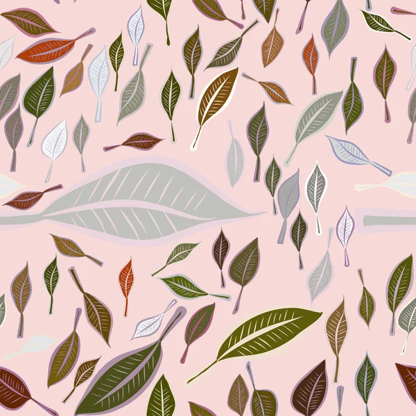 Yaprak, kavramsal sorunsuz soyut çizimler. Tasarım arka plan için iyi. Karikatür tarzı vektör grafiği.