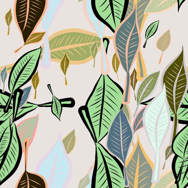 Sorunsuz imkanı arka plan soyut, elle çizilmiş resimler bırakır. Karikatür tarzı vektör grafiği.