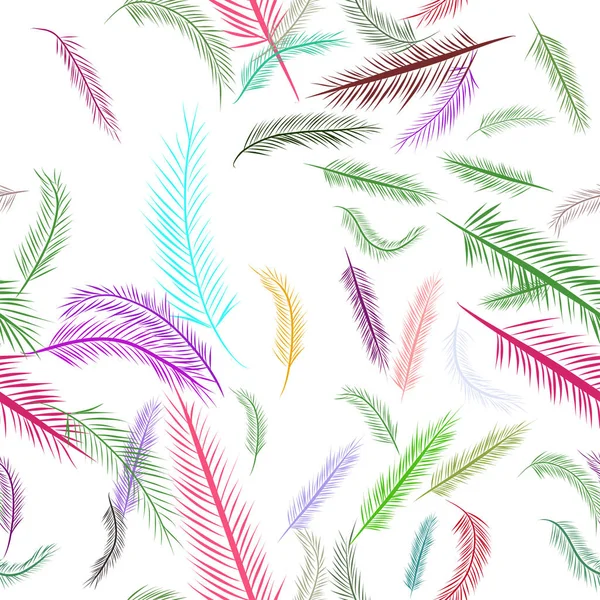 Sorunsuz illüstrasyonlar tüy. Web sayfası, duvar kağıdı, grafik tasarım, katalog, doku veya arka plan için iyi. Karikatür tarzı vektör grafiği.