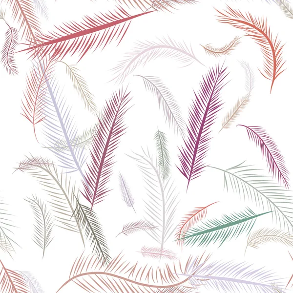 Sorunsuz illüstrasyonlar tüy. Web sayfası, duvar kağıdı, grafik tasarım, katalog, doku veya arka plan için iyi. Karikatür tarzı vektör grafiği.