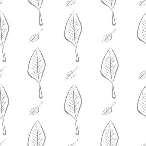 Sömlös Abstrakta Illustrationer Löv Konceptuella Bra För Design Bakgrund Tecknad — Stock vektor