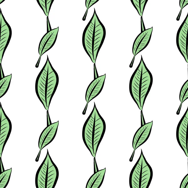 Yaprak, kavramsal sorunsuz soyut çizimler. Tasarım arka plan için iyi. Karikatür tarzı vektör grafiği.