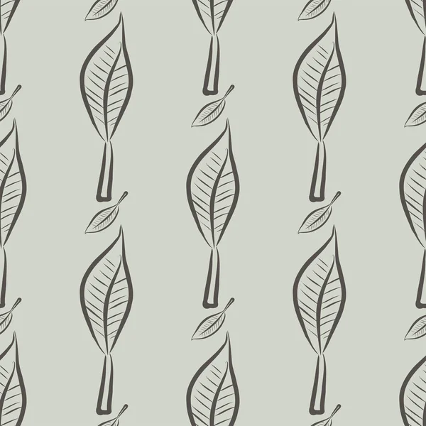 Dikişsiz el yaprakları illüstrasyonlar arka plan, iyi grafik tasarım, duvar kağıtları veya kitapçıklar için çekilmiş. Karikatür tarzı vektör grafiği.