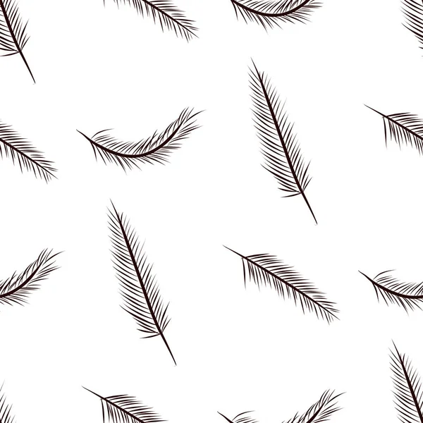 Sorunsuz soyut tüy illüstrasyonlar arka plan. Karikatür tarzı vektör grafiği.