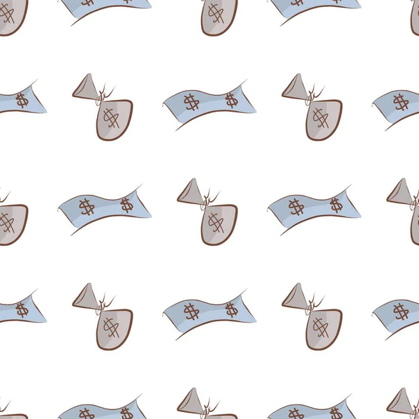 Sorunsuz para veya para illüstrasyonlar arka plan soyut, elle çizilmiş. Karikatür tarzı vektör grafiği.