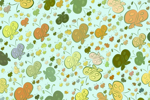 Soyut çizimler kelebek, kavramsal. Tasarım arka plan için iyi. Karikatür tarzı vektör grafiği.