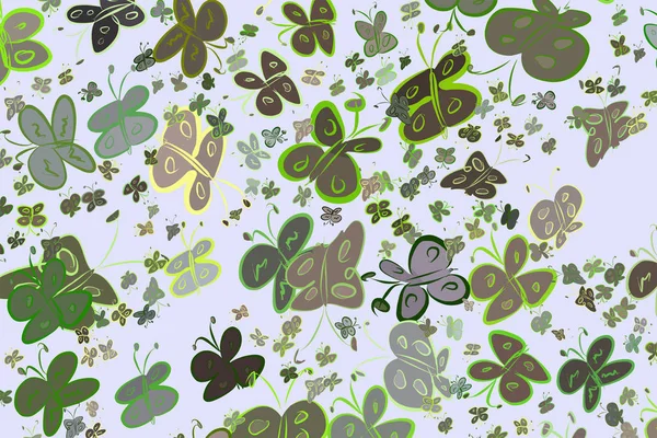 Soyut çizimler kelebek, kavramsal. Tasarım arka plan için iyi. Karikatür tarzı vektör grafiği.