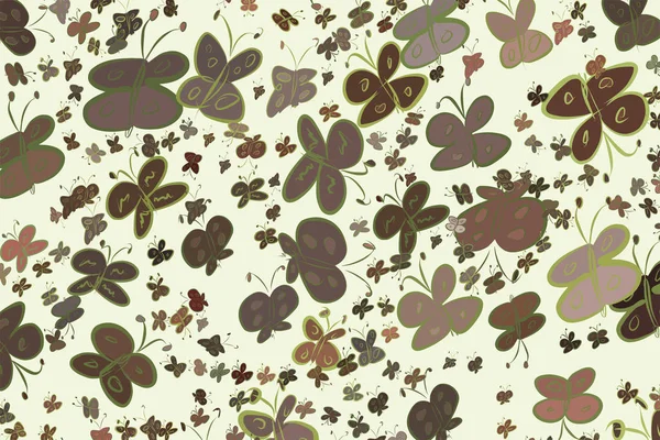 Soyut kelebek illüstrasyonlar arka plan. Karikatür tarzı vektör grafiği.